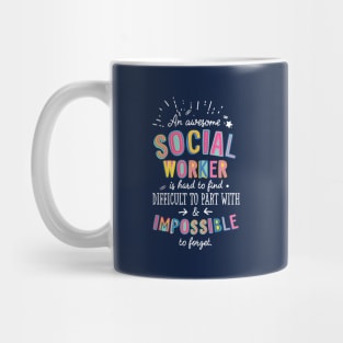 An awesome Social Worker Gift Idea - Impossible to Forget Quote Mug